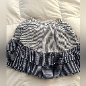 J crew ruffle mini skirt